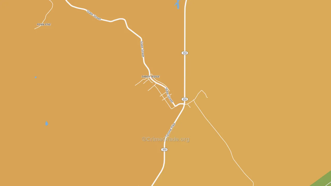 16677, PA Map of Vehicle Theft Rates