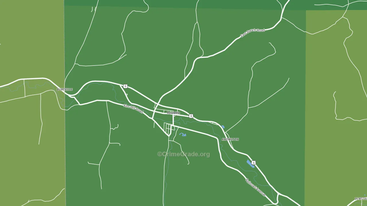 16746, PA Map of Vehicle Theft Rates