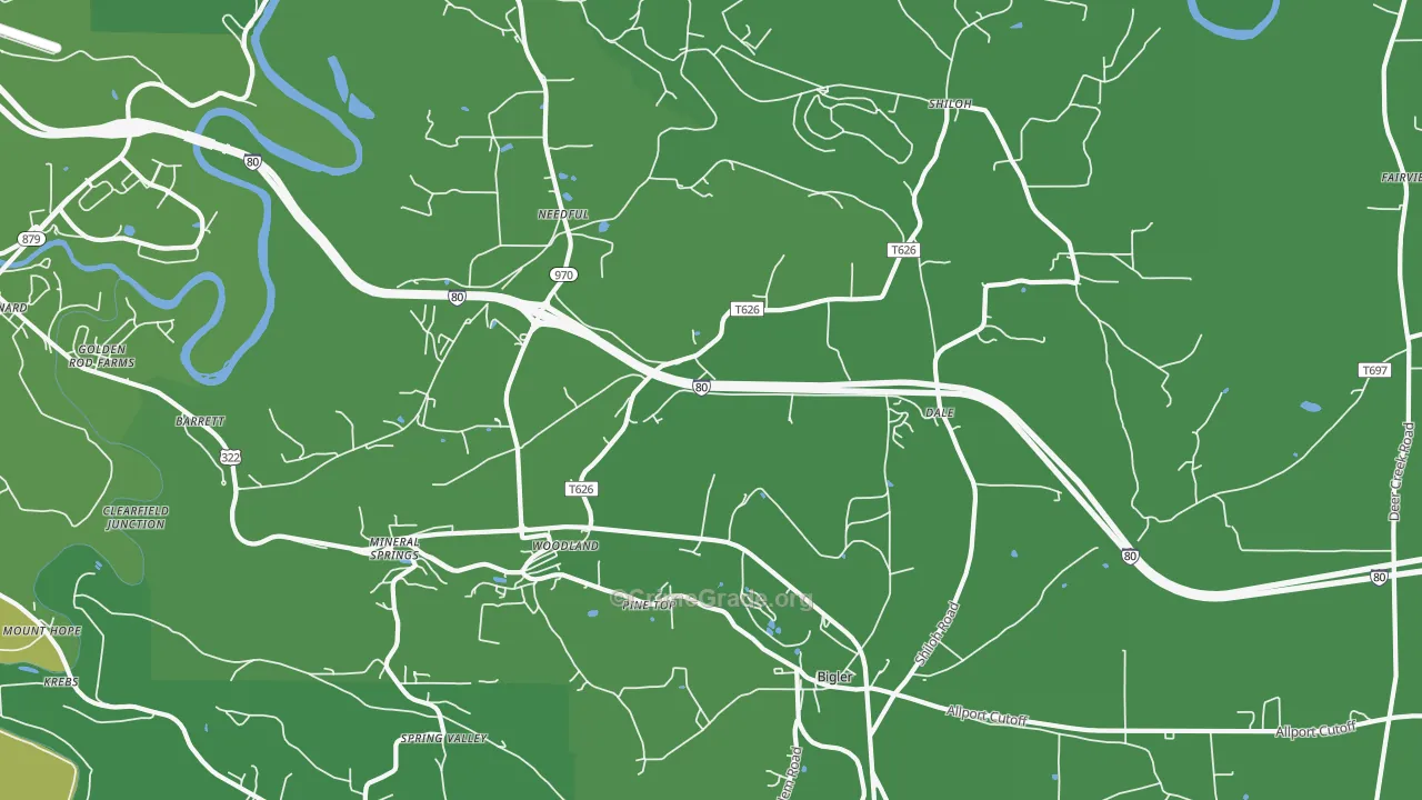 16881, PA Map of Vehicle Theft Rates