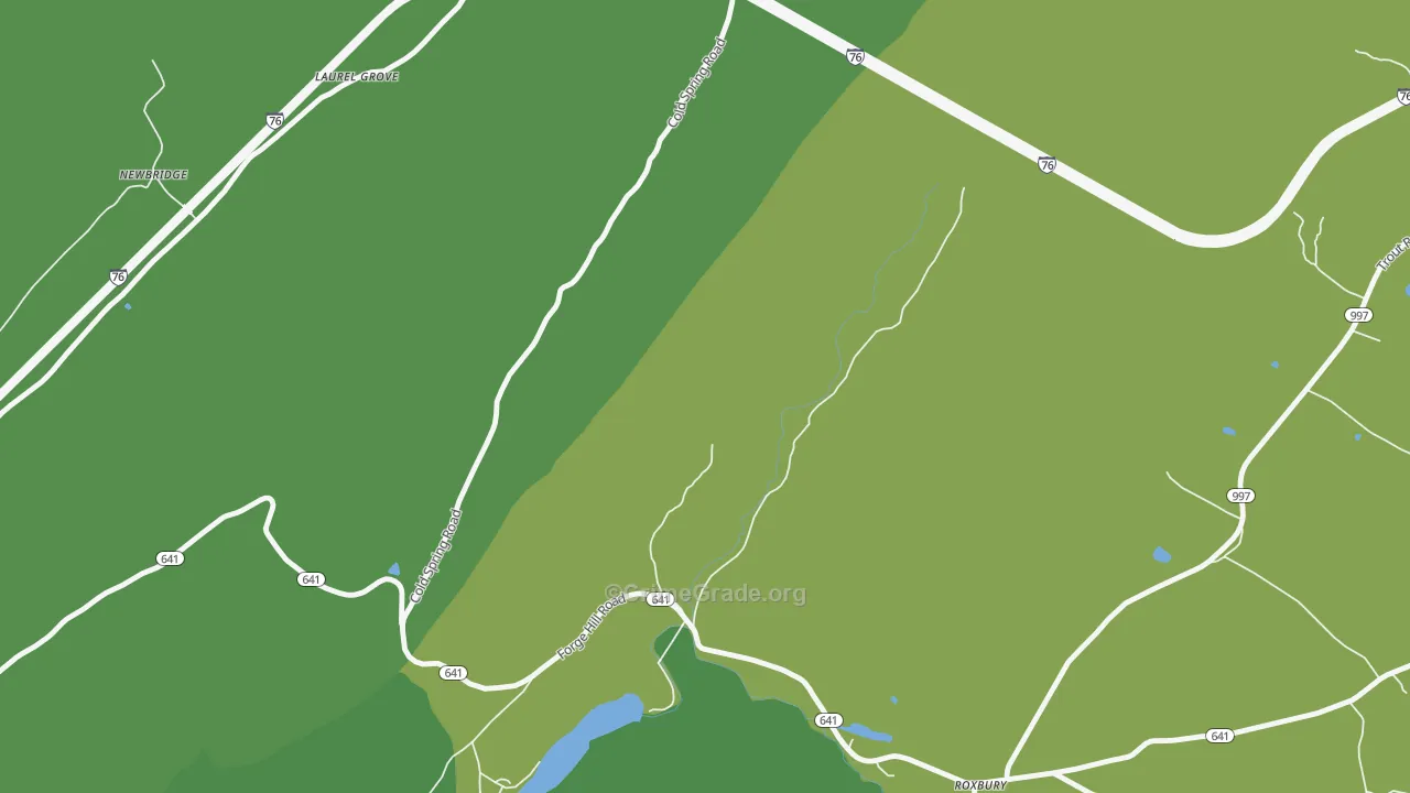 17251, PA Map of Vehicle Theft Rates