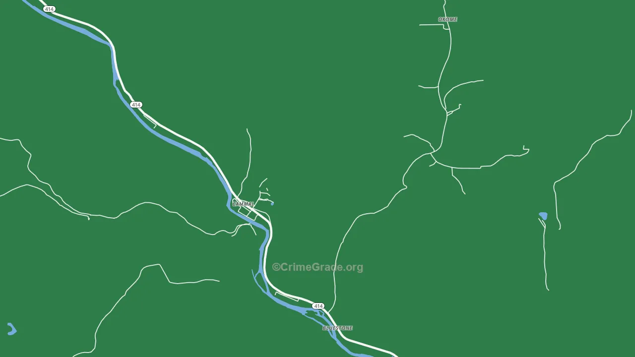 17723, PA Map of Vehicle Theft Rates