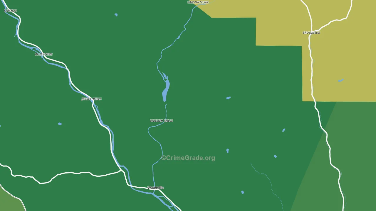 17776, PA Map of Vehicle Theft Rates