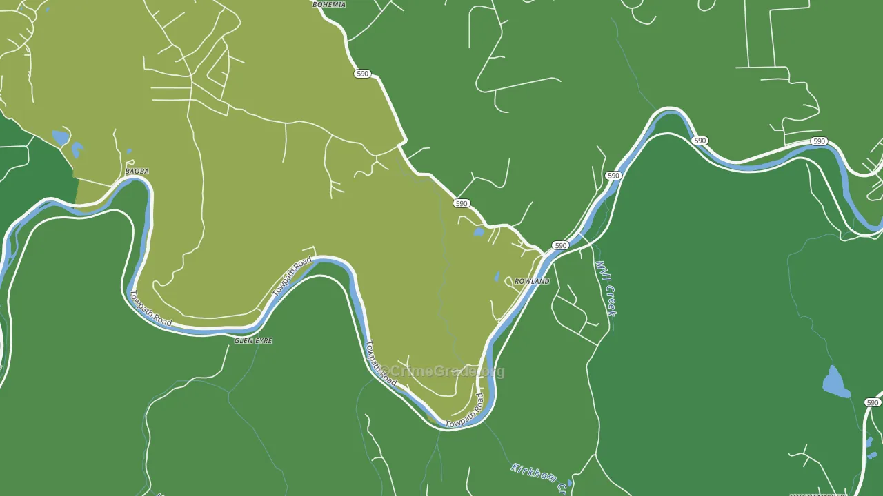 18457, PA Map of Vehicle Theft Rates