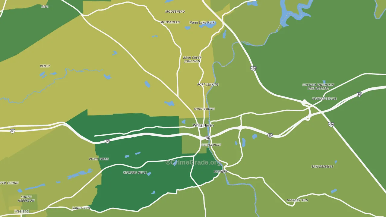 18661, PA Map of Vehicle Theft Rates