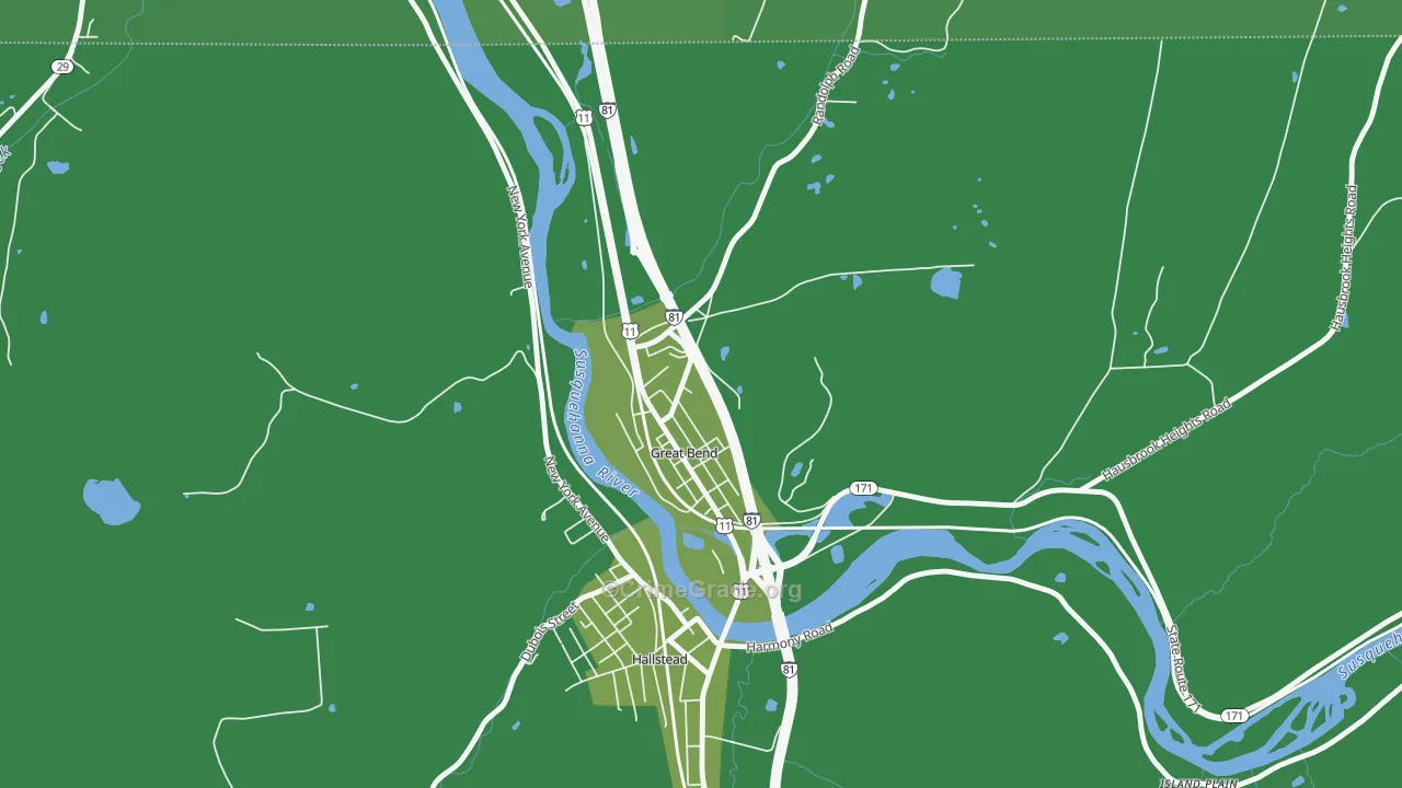 18821, PA Map of Vehicle Theft Rates