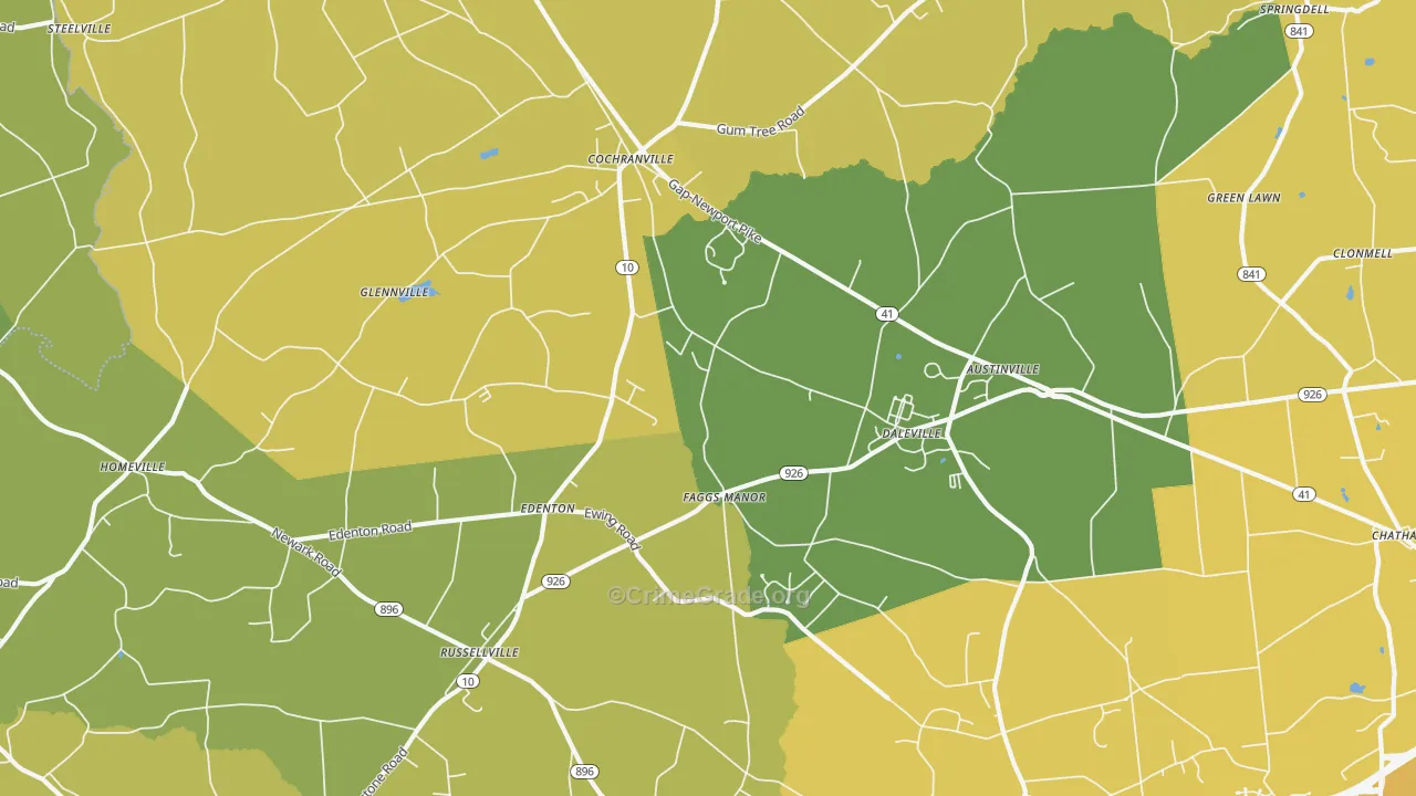 19330, PA Map of Vehicle Theft Rates