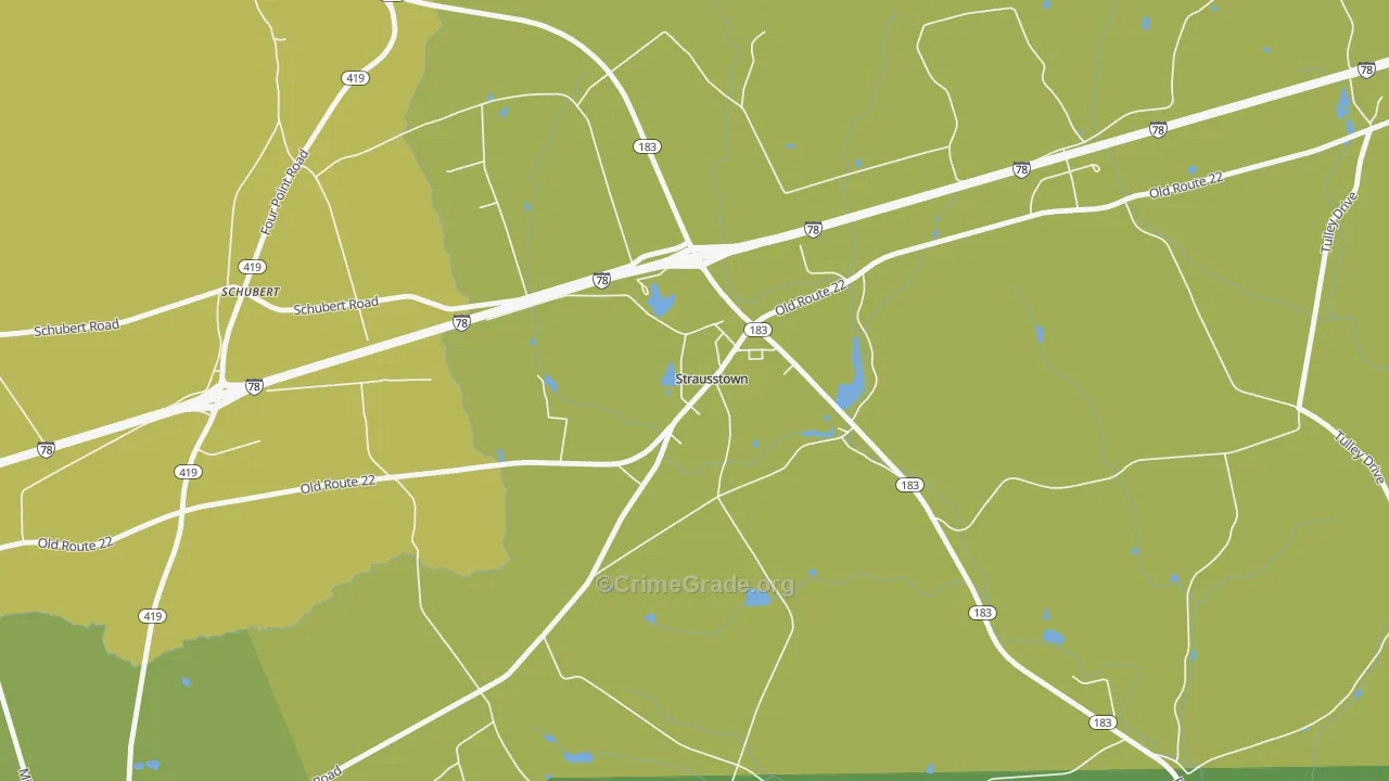 19559, PA Map of Vehicle Theft Rates