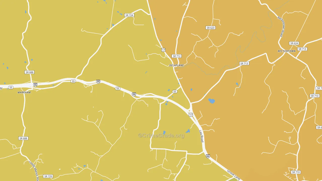 20144, VA Map of Vehicle Theft Rates