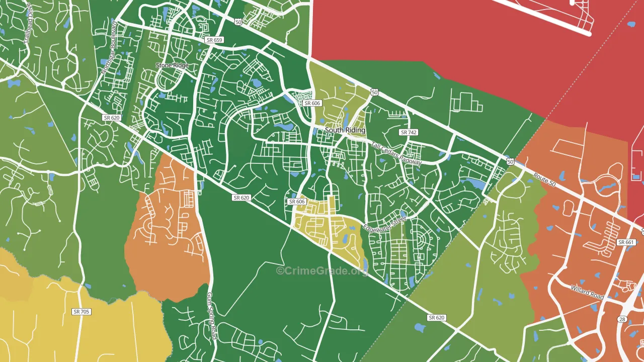 20152, VA Map of Vehicle Theft Rates