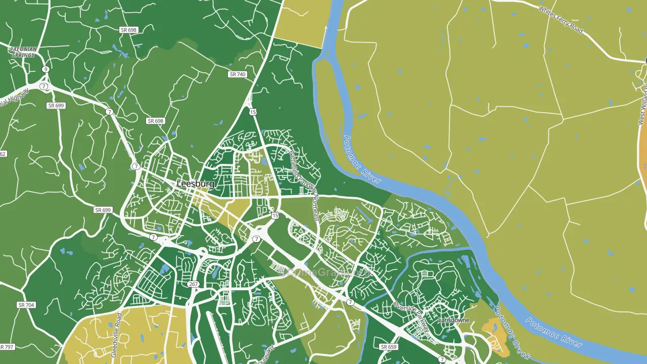 20176, VA Map of Vehicle Theft Rates