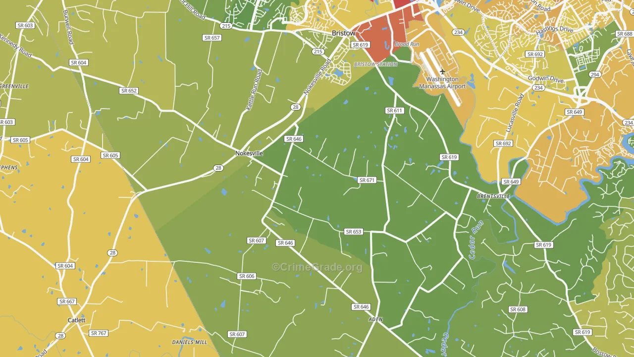 20181, VA Map of Vehicle Theft Rates
