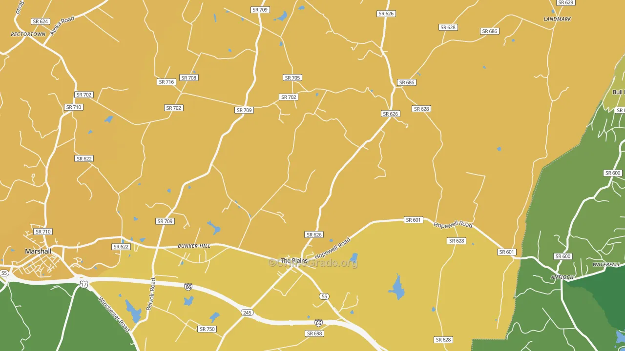 20198, VA Map of Vehicle Theft Rates