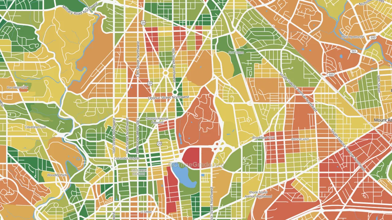 20317, DC Map of Vehicle Theft Rates