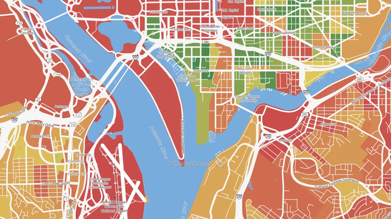 20319, DC Map of Vehicle Theft Rates