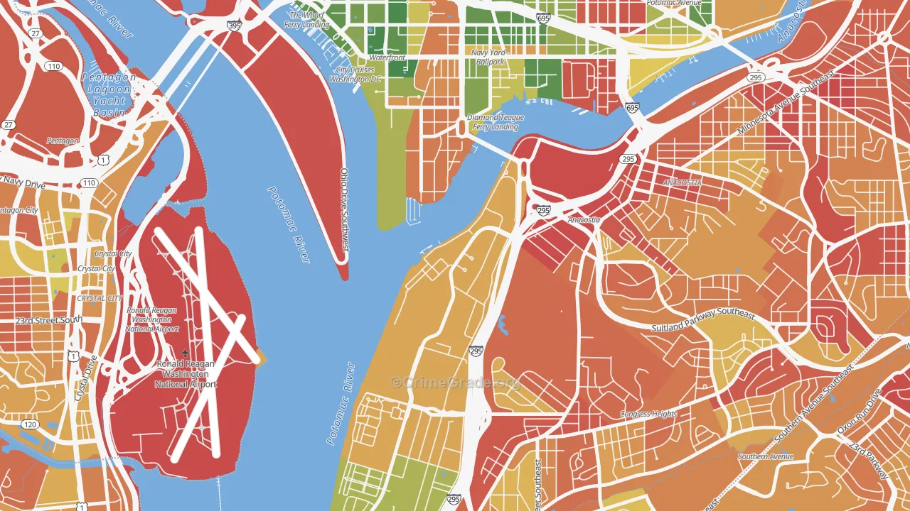 20373, DC Map of Vehicle Theft Rates