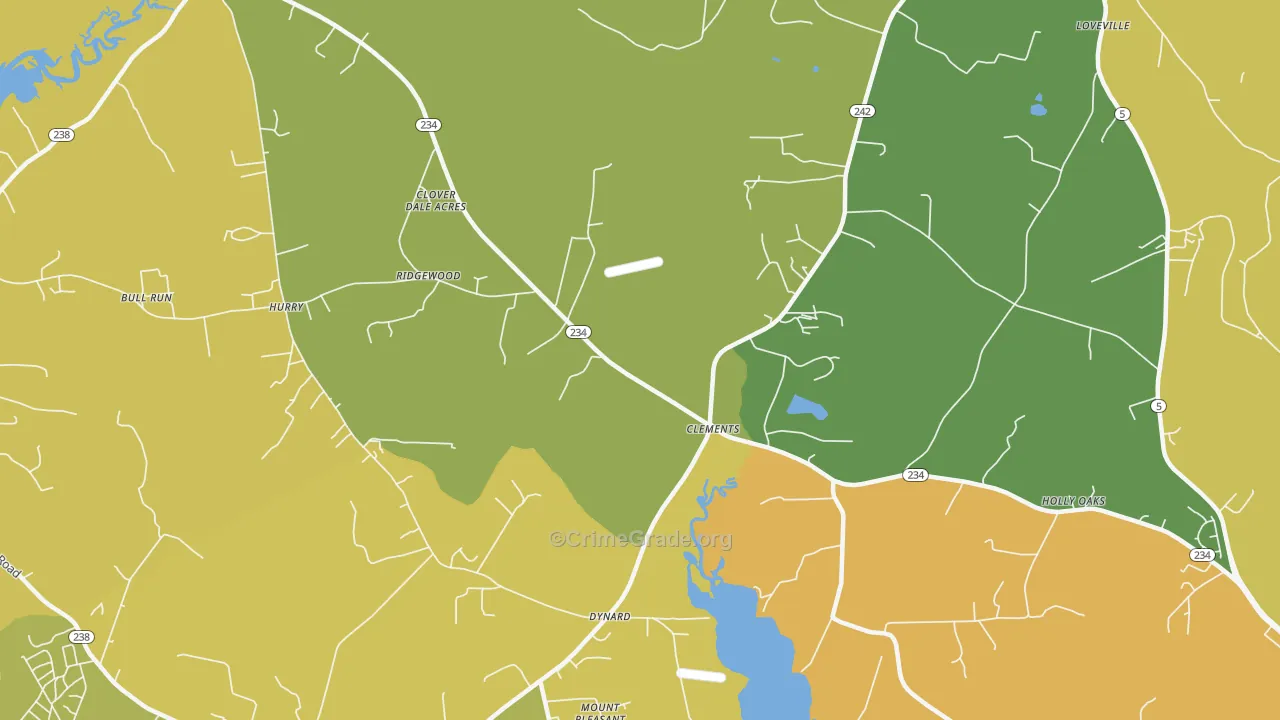 20624, MD Map of Vehicle Theft Rates