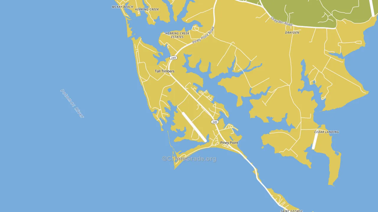 20690, MD Map of Vehicle Theft Rates