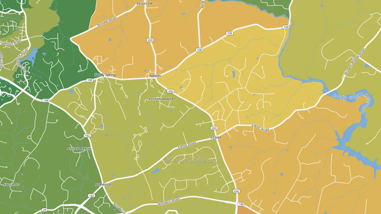 20861, MD Map of Vehicle Theft Rates