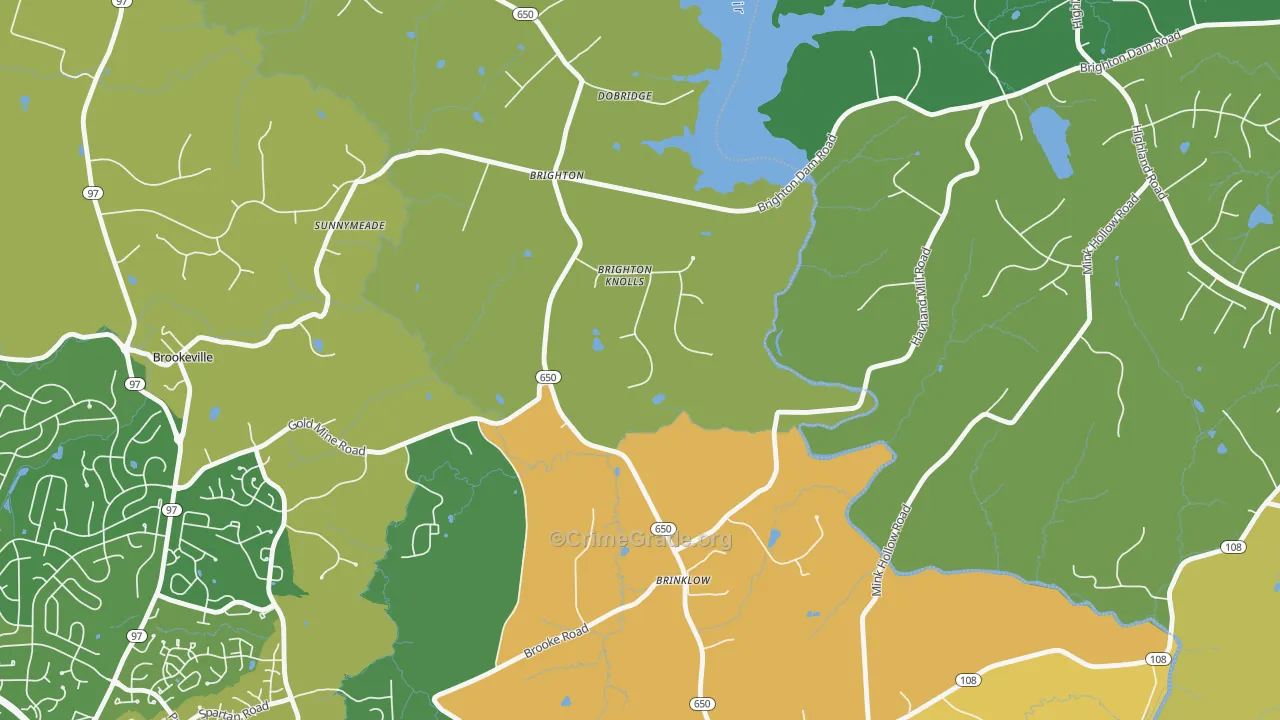 20862, MD Map of Vehicle Theft Rates