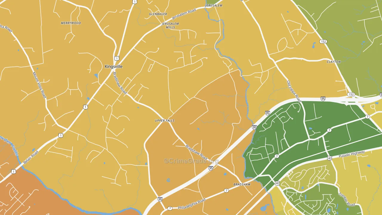 21156, MD Map of Vehicle Theft Rates