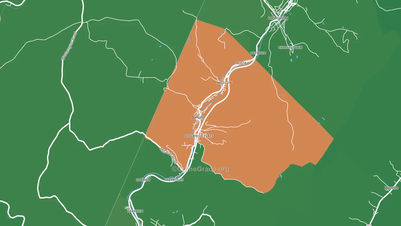 21521, MD Map of Vehicle Theft Rates