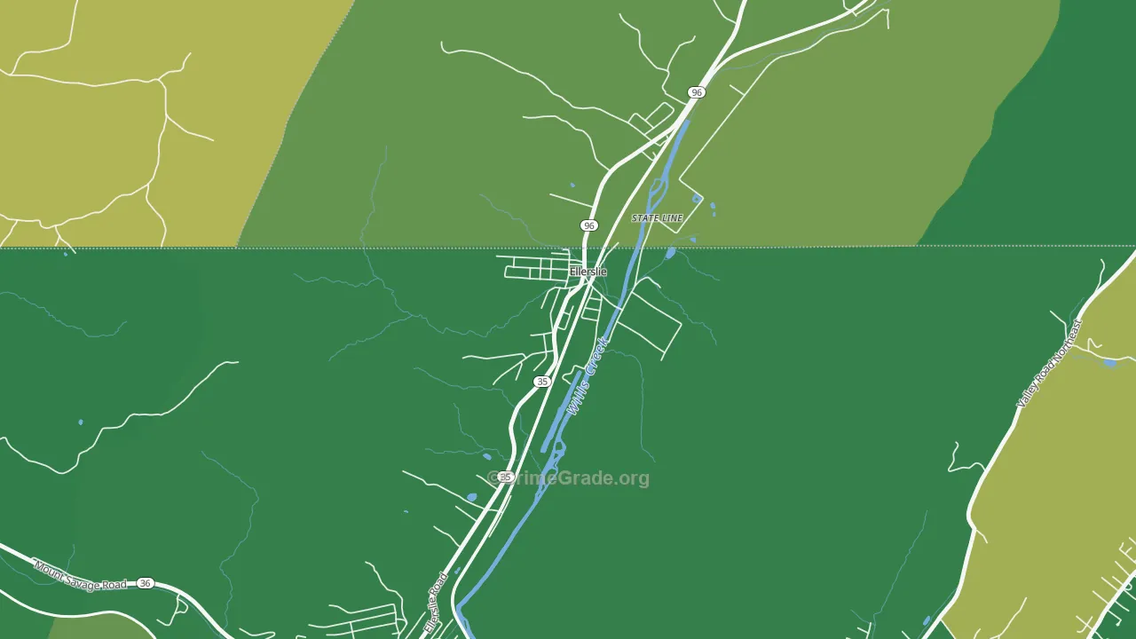 21529, MD Map of Vehicle Theft Rates
