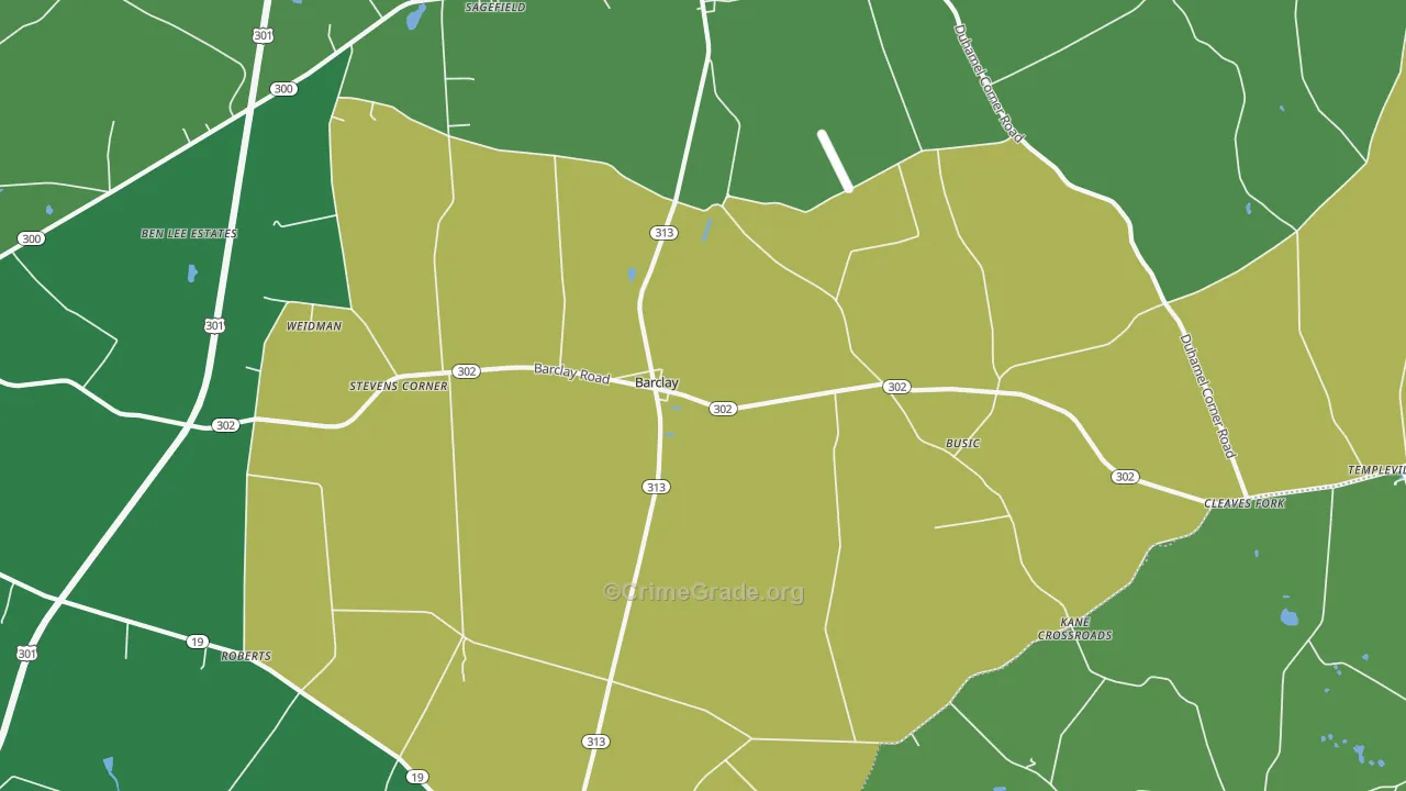 21607, MD Map of Vehicle Theft Rates