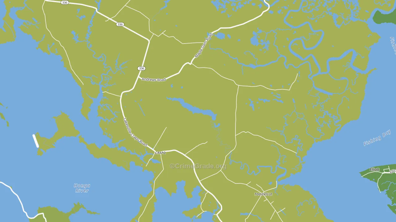 21626, MD Map of Vehicle Theft Rates