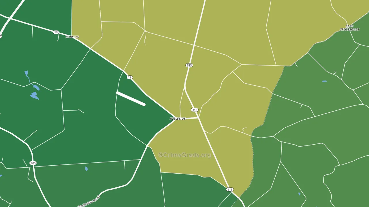 21644, MD Map of Vehicle Theft Rates
