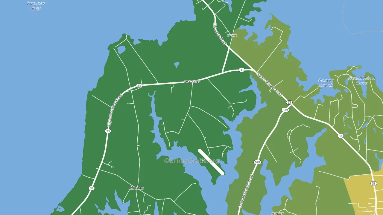 21647, MD Map of Vehicle Theft Rates