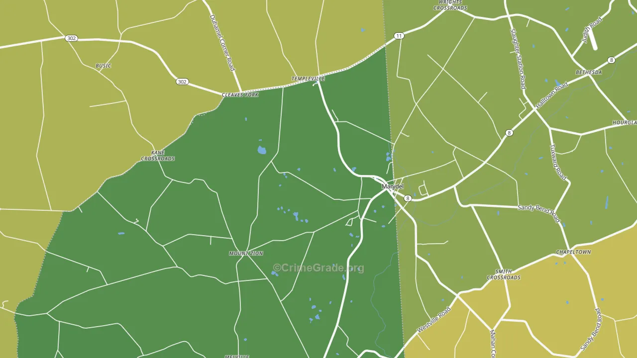 21649, MD Map of Vehicle Theft Rates