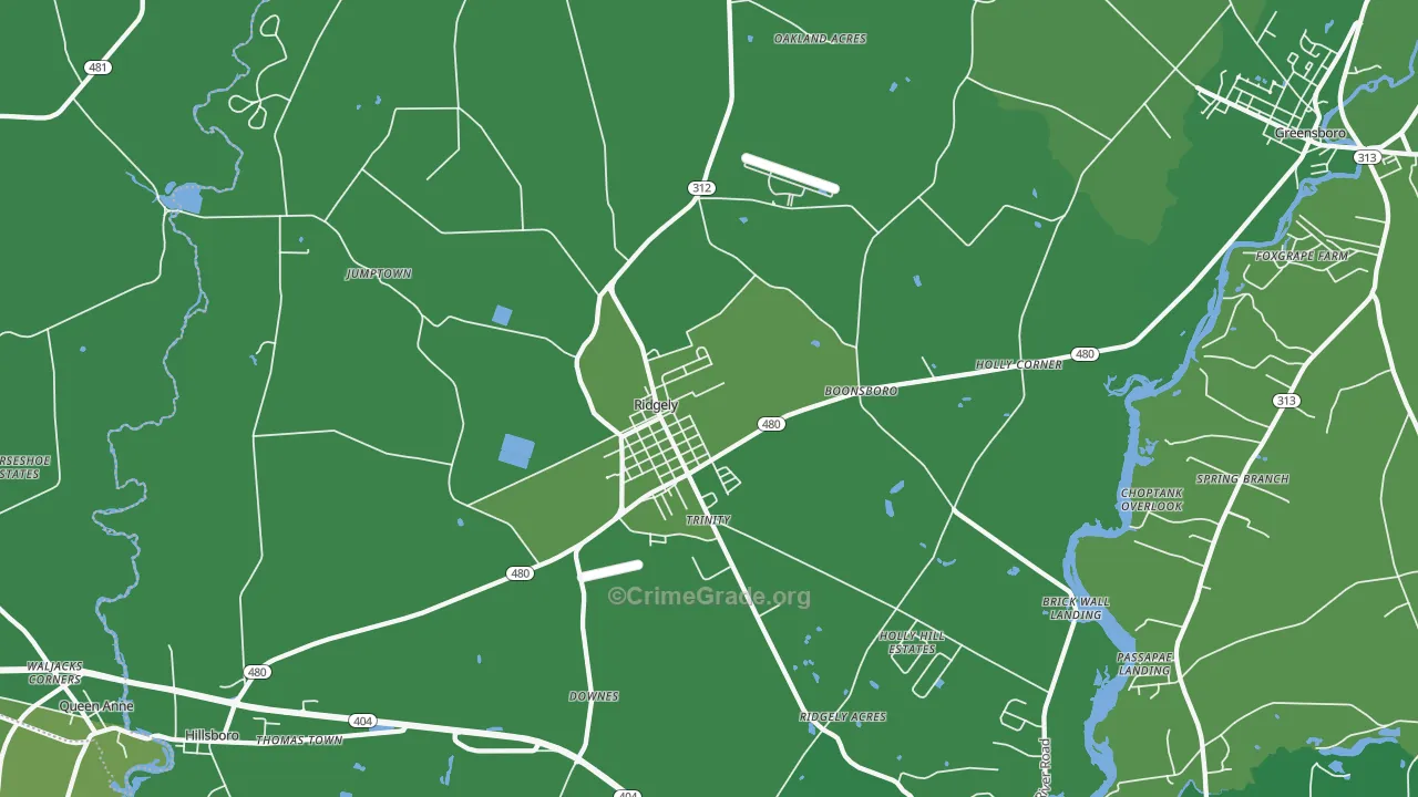 21660, MD Map of Vehicle Theft Rates