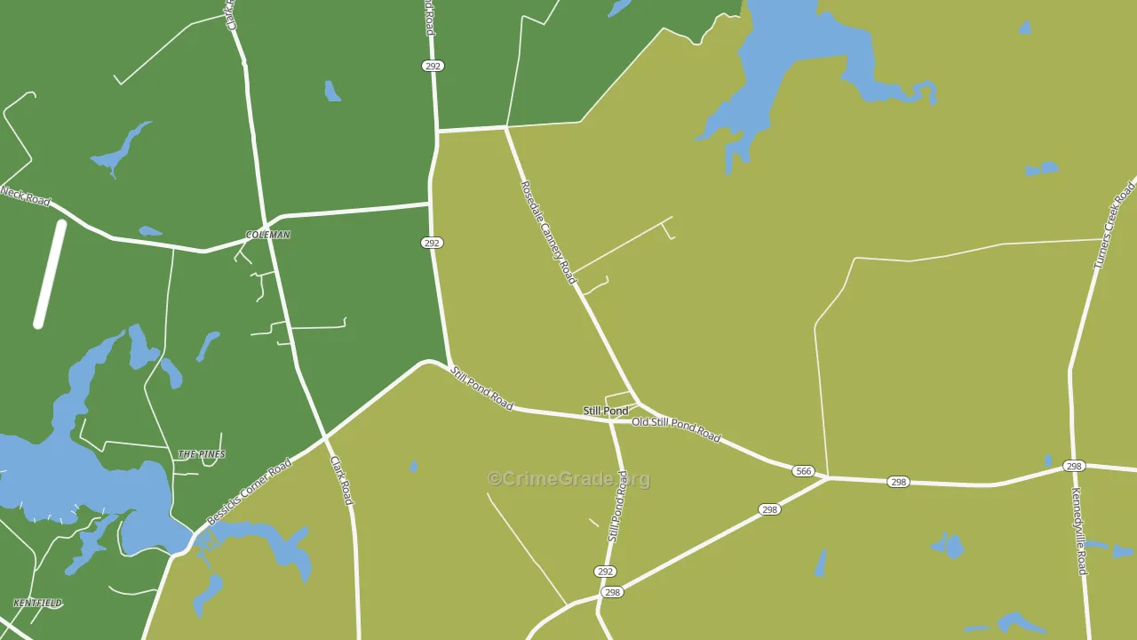 21667, MD Map of Vehicle Theft Rates
