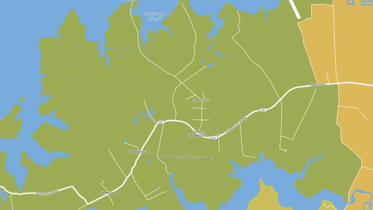21867, MD Map of Vehicle Theft Rates