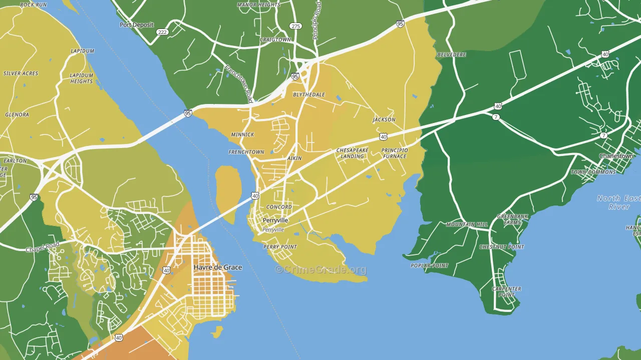 21903, MD Map of Vehicle Theft Rates