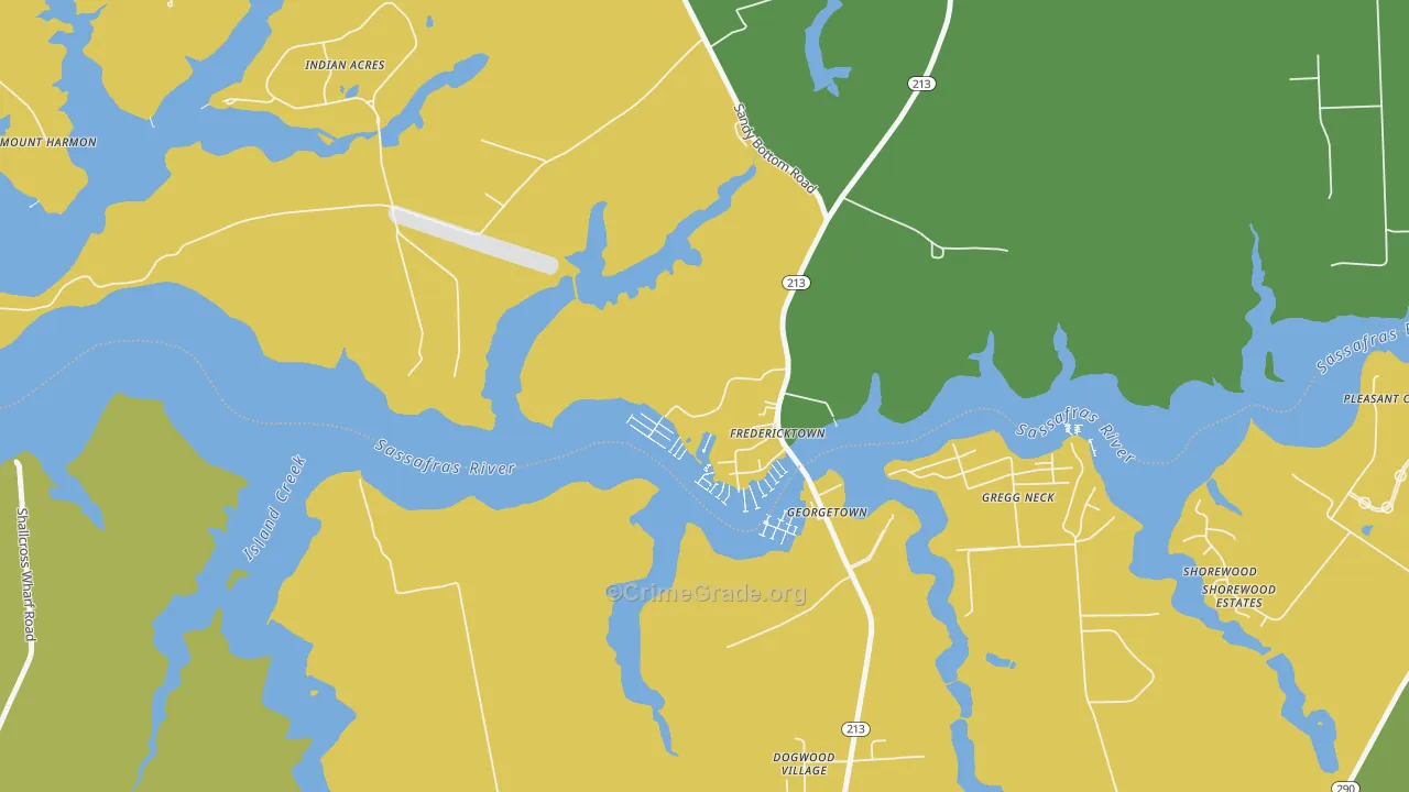 21930, MD Map of Vehicle Theft Rates