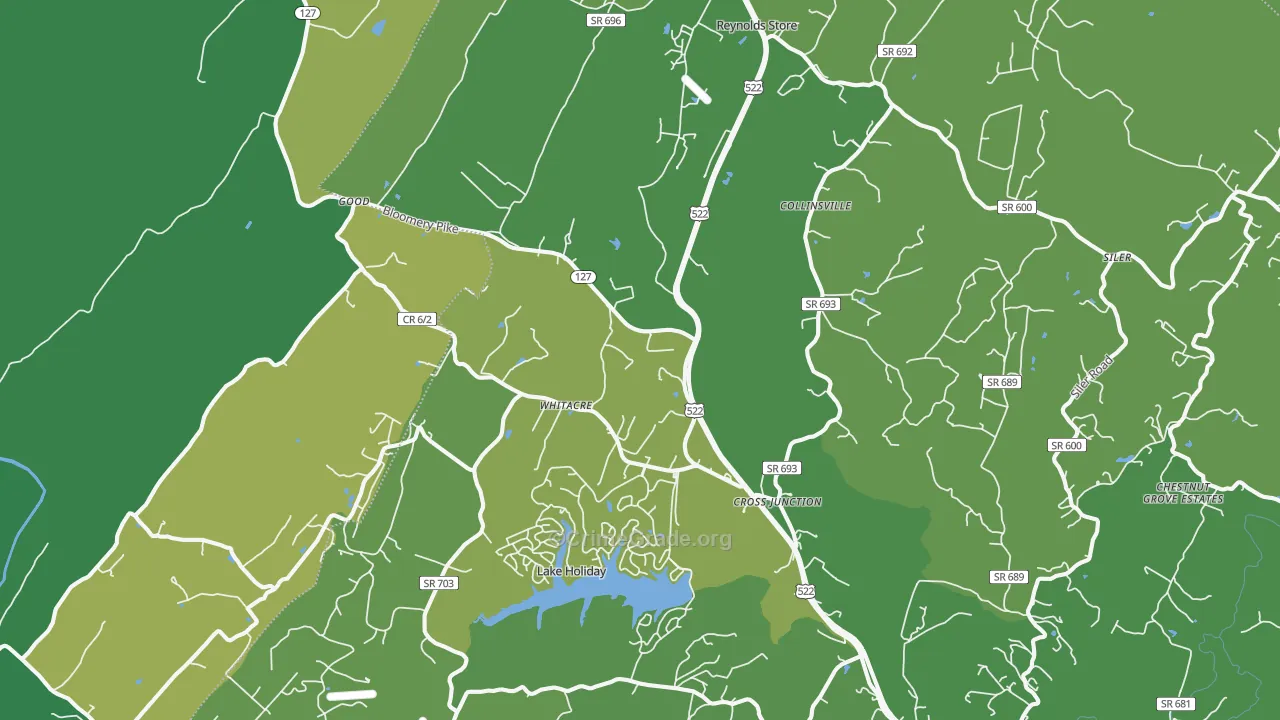 22625, VA Map of Vehicle Theft Rates