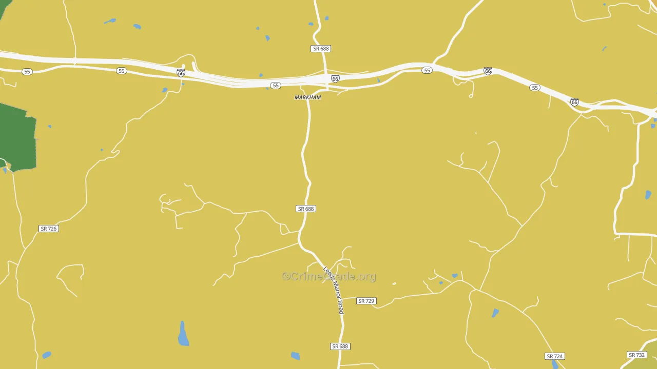 22643, VA Map of Vehicle Theft Rates
