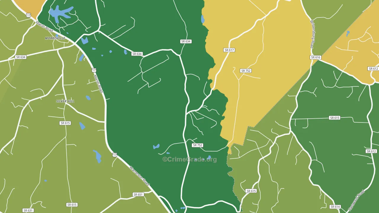 22720, VA Map of Vehicle Theft Rates