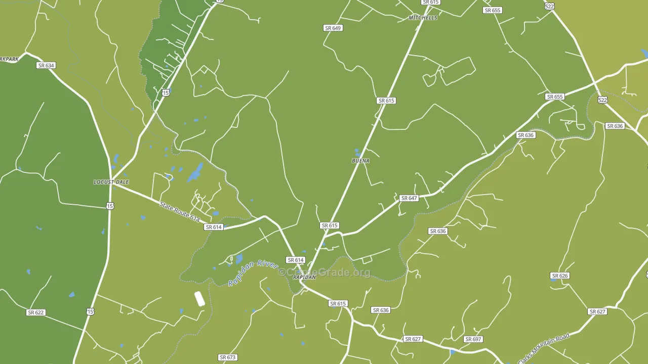 22733, VA Map of Vehicle Theft Rates