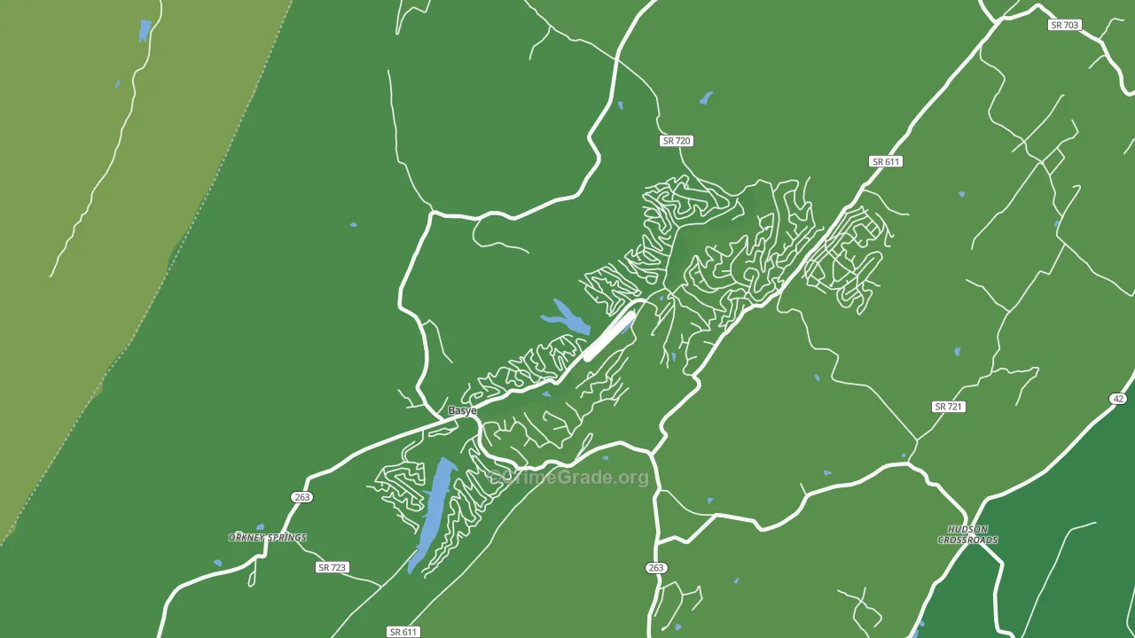 22810, VA Map of Vehicle Theft Rates
