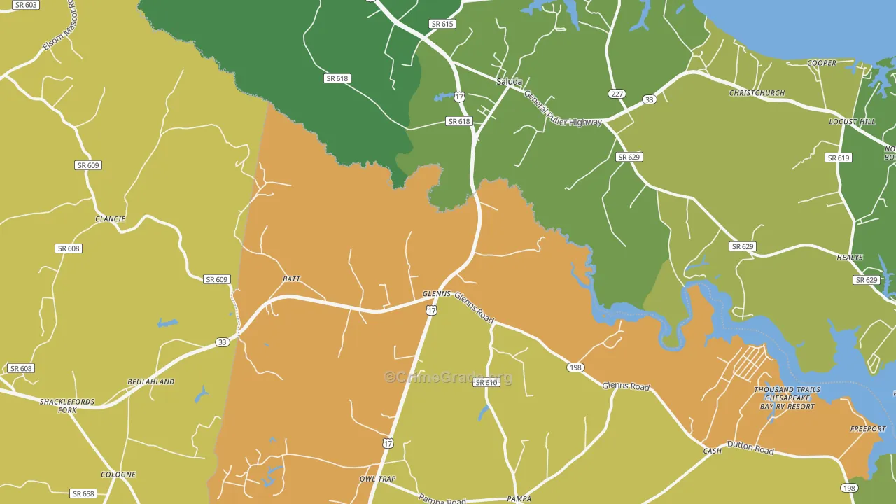 23149, VA Map of Vehicle Theft Rates