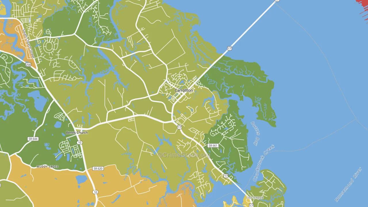 23314, VA Map of Vehicle Theft Rates