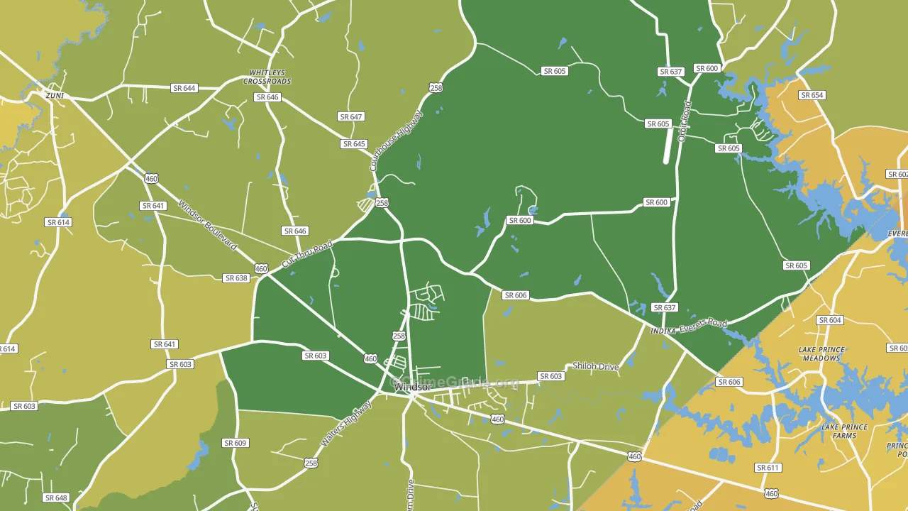 23487, VA Map of Vehicle Theft Rates