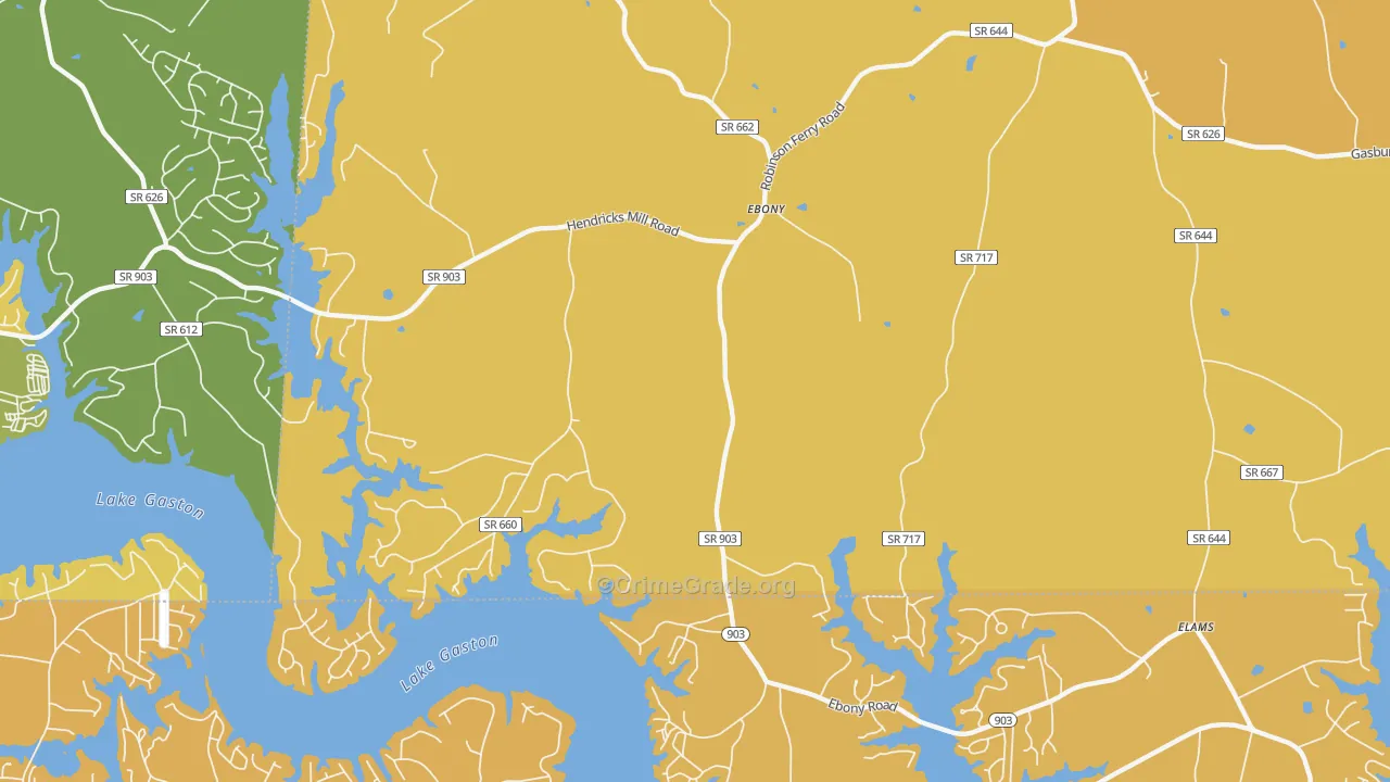 23845, VA Map of Vehicle Theft Rates