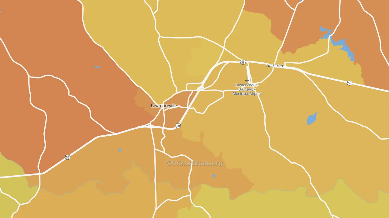 23868, VA Map of Vehicle Theft Rates
