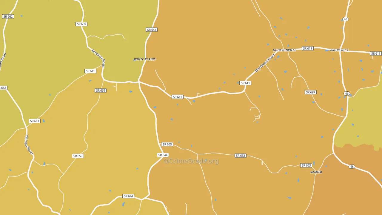 23893, VA Map of Vehicle Theft Rates