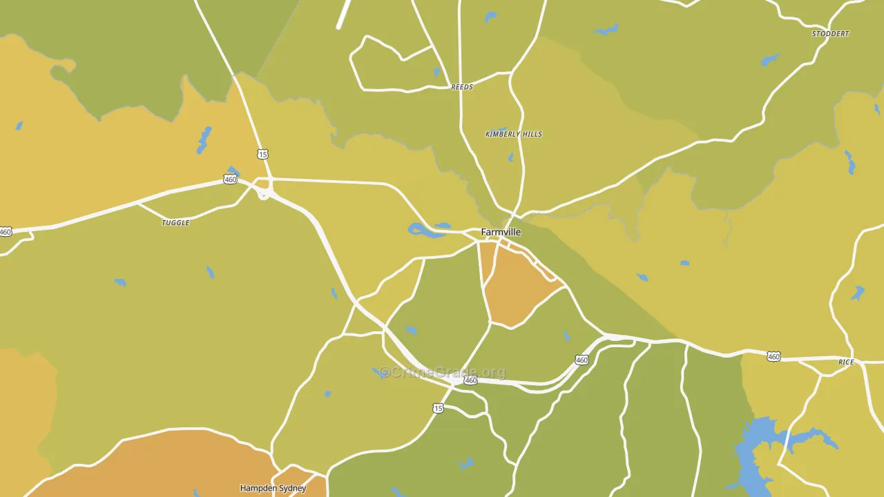 23901, VA Map of Vehicle Theft Rates