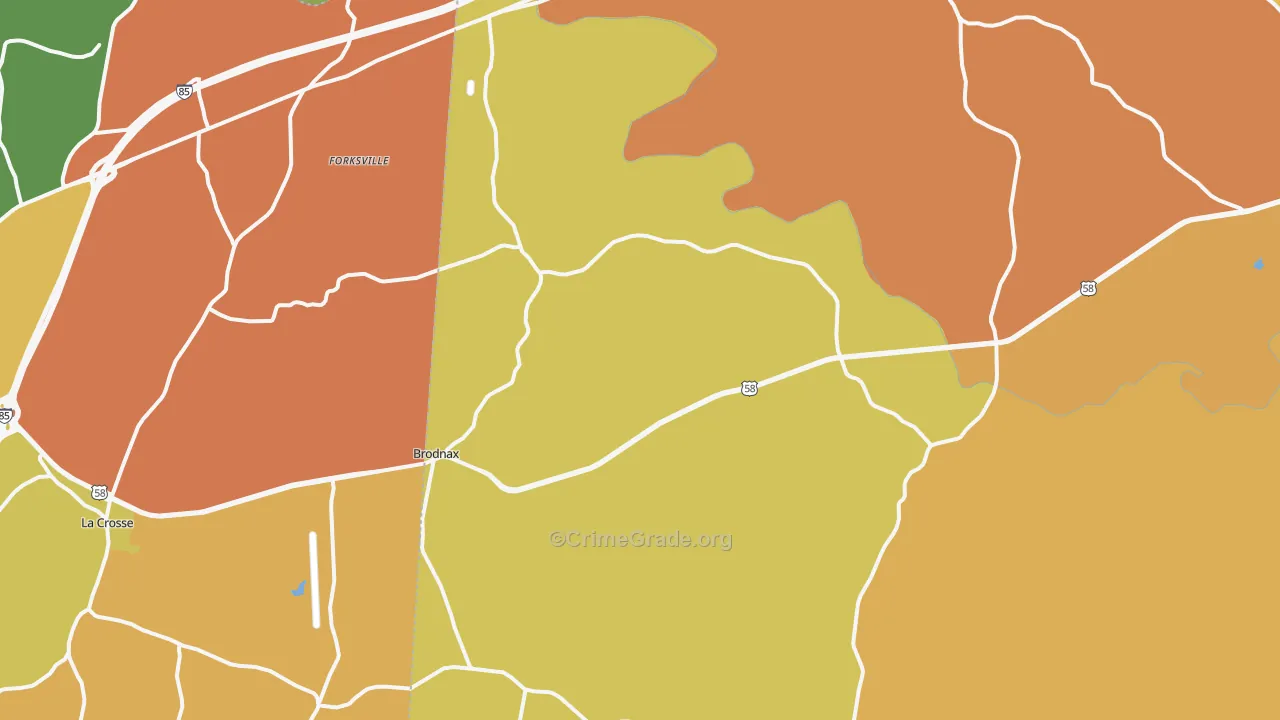 23920, VA Map of Vehicle Theft Rates
