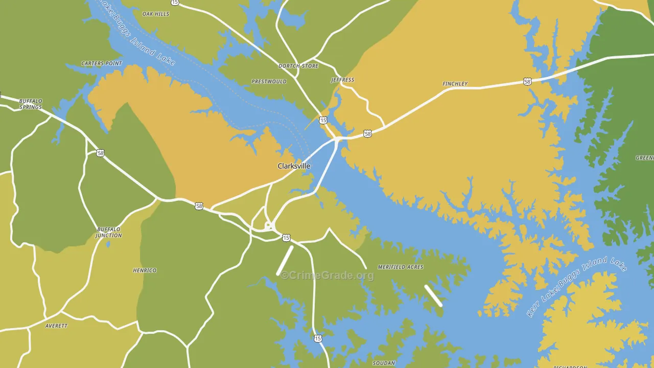 23927, VA Map of Vehicle Theft Rates